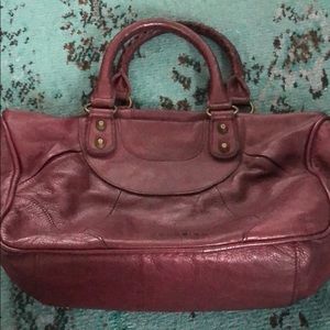 Liebeskind Maroon leather handbag